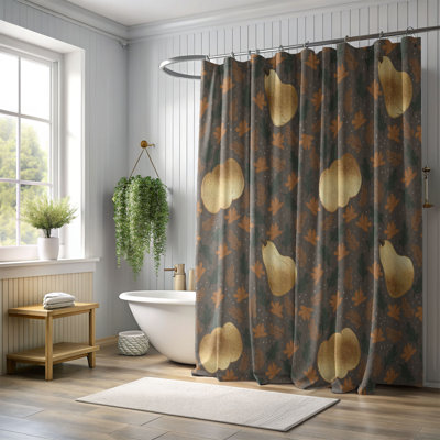 Harvest Glow - 1 Piece Standard Shower Curtain
