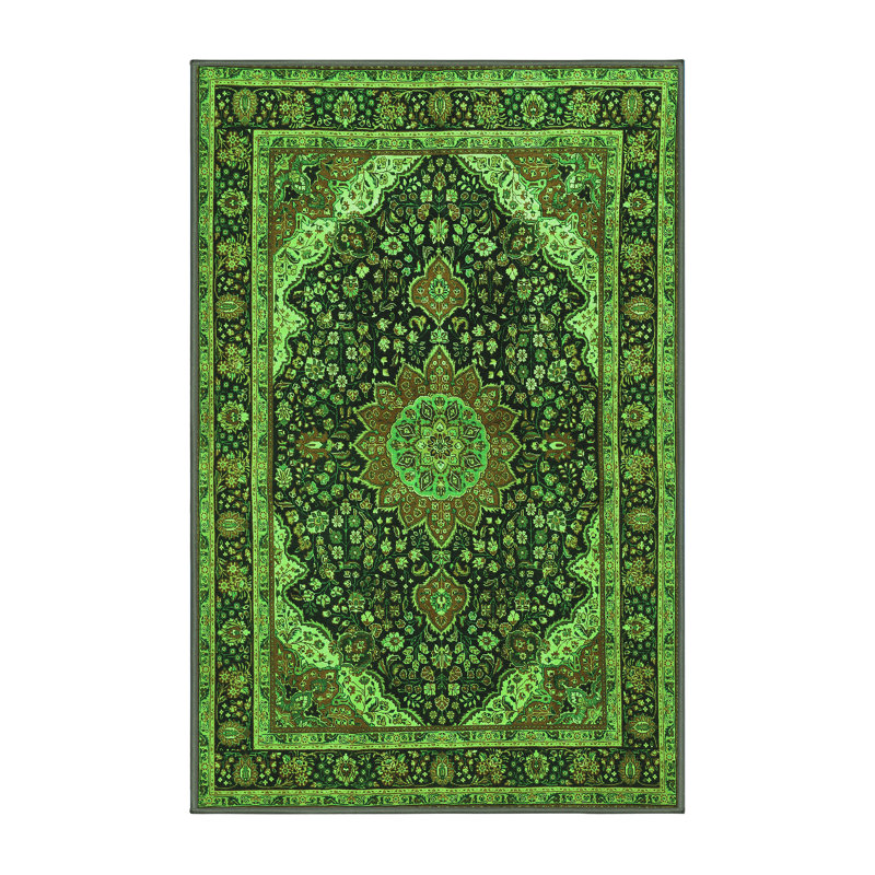 Washable Oriental Indoor Rug, Rectangle 2' x 3'