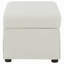 Repose-pieds avec rangement relevable hydraulique Merced Beige-423603481