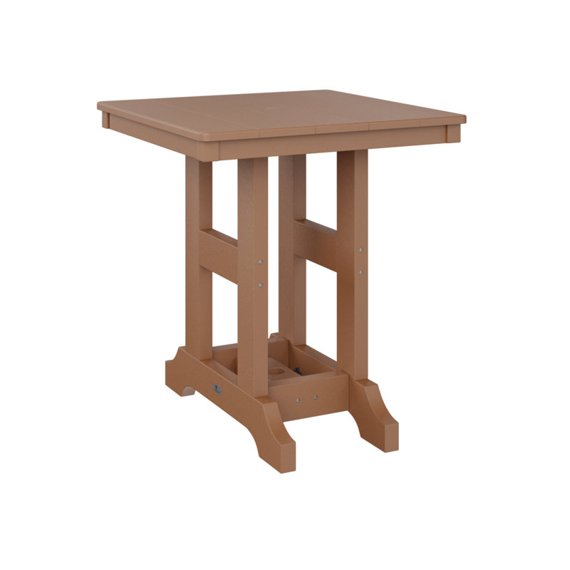 Table de salle à manger 28 po Berlin, Cèdre, H 35,5 po x l 28 po x P 28 po
