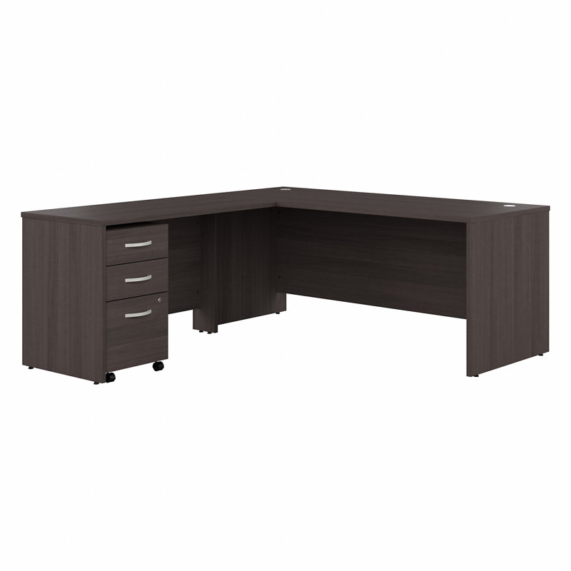 Ensemble de bureau d'ordinateur 3 pièces Office 500, Gris orage
