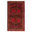 Tapis rouge Teimani 3 pi 4 po x 6 pi 8 po