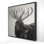 " Grayscale Moose Profile "