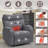 Modern Chenille Oversized Power Swivel Rocker Glider Recliner with Massage and Heat, Double Storage Arm, Cup Holder,Timing and Type-C Port-1421686985
