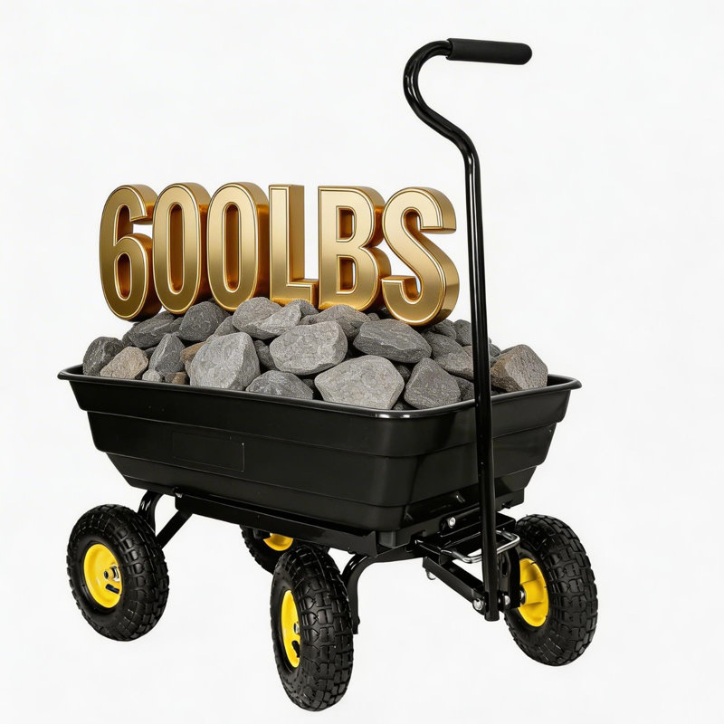 Heavy Duty Garden Dump Cart