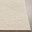 Tapis géométrique beige en laine fabriqué à la main Romina-1623747324