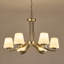 Lustre à intensité variable en acier 6 lumières / lustre traditionnel-123768356
