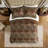 4 Piece Red Comforter Set Red Cal King-117515483