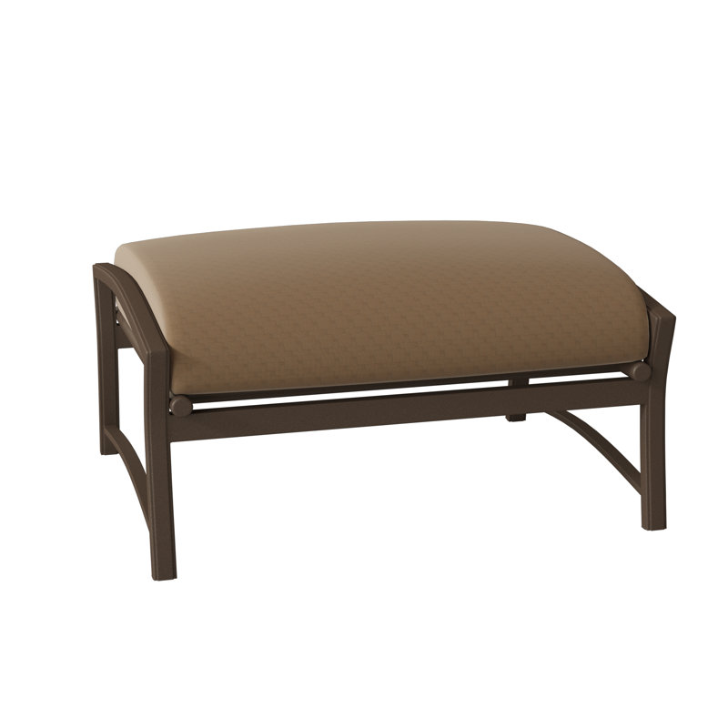 Repose-pieds d'extérieur avec coussin Corsica, Greco, Gold Coast