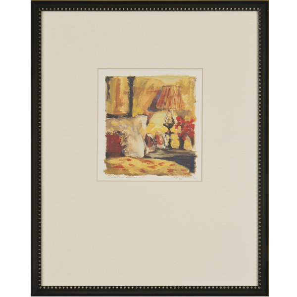 Crimson Bedroom Print by Daughdrill