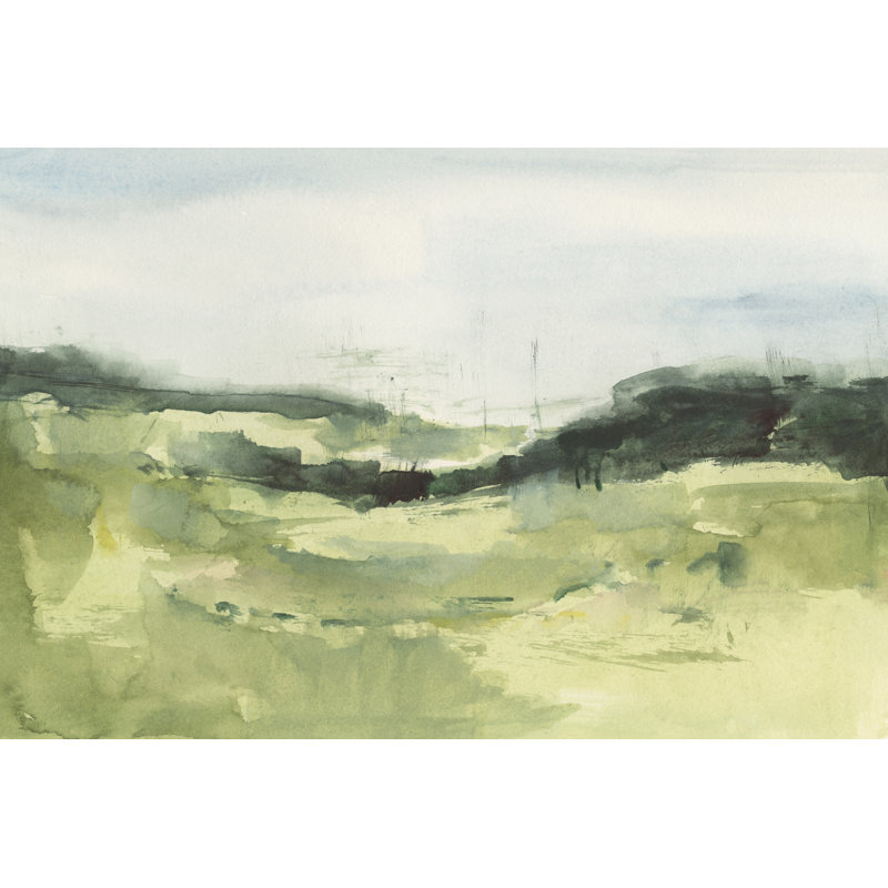 Hill Scramble I by Victoria Barnes - Painting on Canvas, Wrapped Canvas, 20cm H x 30cm W