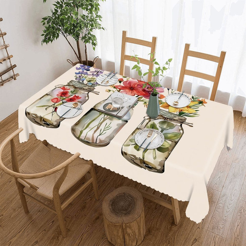 Housse de table en pot aquarelle Wildflower Mason