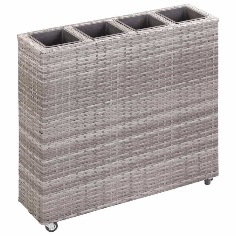 Federalsburg Planter Box, Grey, 79cm H x 80cm W x 22cm D