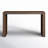 Finnegan Brown 54"W U-Shaped Console Table-868093405-895661658