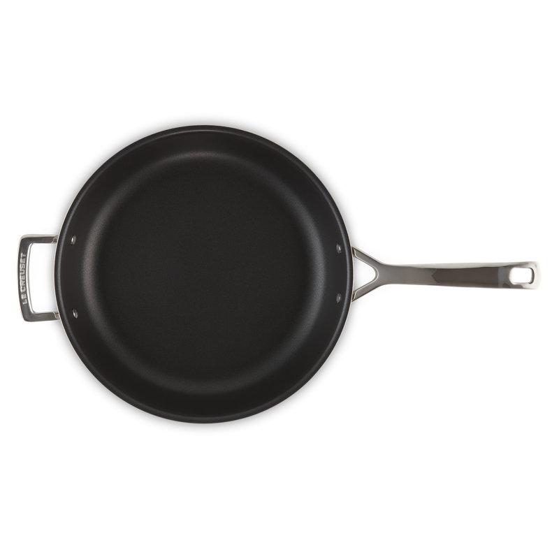 Le Creuset Classic Stainless Steel Round Nonstick Frying Pan, 12 In.