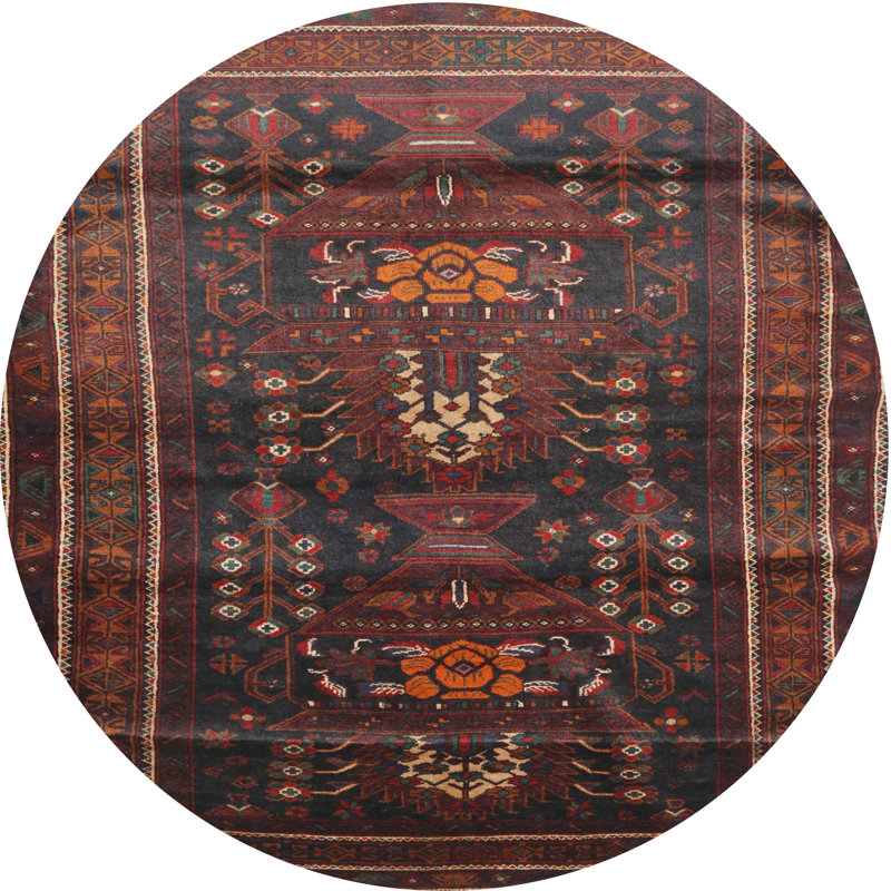 Oriental Indoor Rug, Round 7'