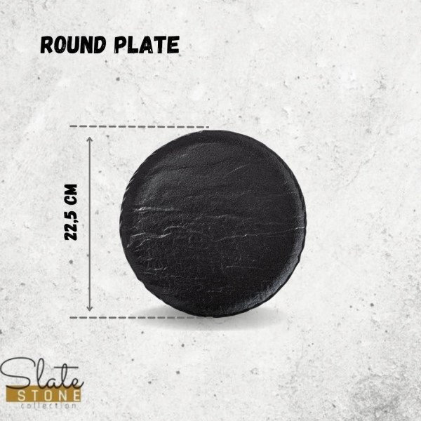 Wilmax Slatestone 23cm Round 23cm Plate
