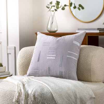 Embroidered Throw Pillow