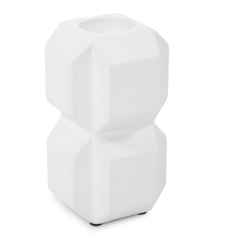 Double porte-bougie cubique, H 6 po x l 4 po x P 4 po