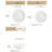 12 Piece Bone China Dinnerware Set - Service for 4