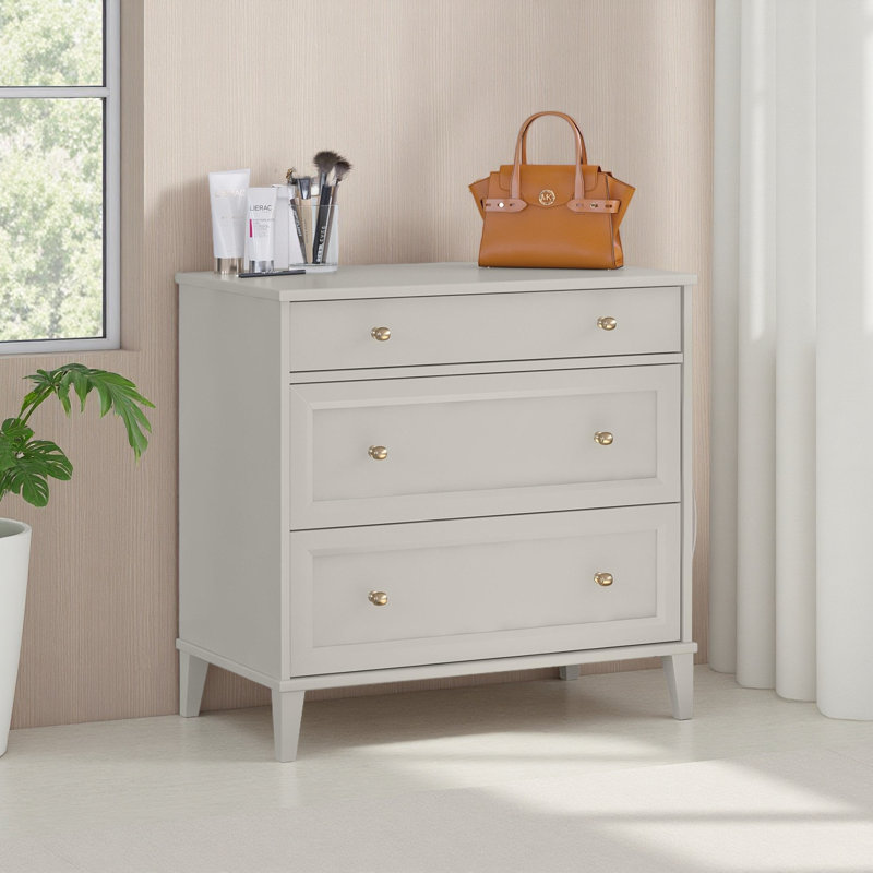 Commode 2 tiroirs avec bureau coulissant