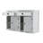 null Malaga 2 Adjustable Shelves-Bottom Buffet Table