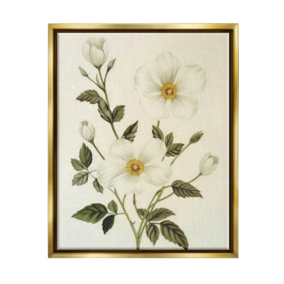 Bb-322-Floater Vintage Apple Blossoms, encadré sur toile par Ziwei Li