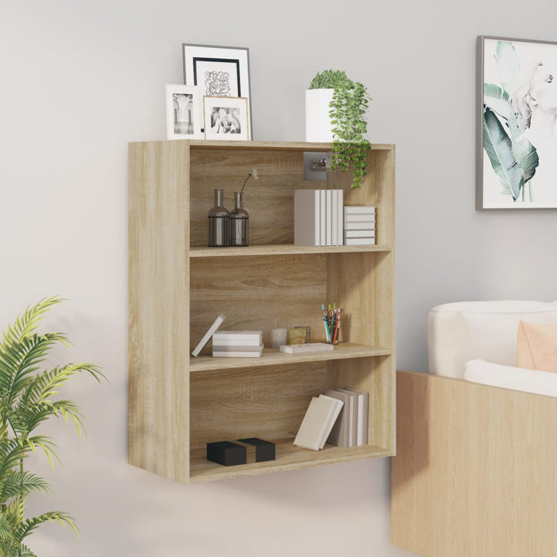 Jordanas 2 Piece Cube Shelf, Sonoma Oak