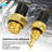 2Pcs Coolant Temperature Sensor Corrosion-resistant Durable Copper 37760-P00-003 37870-PJ7-003 Cooling Fan Switch Coolant Temp Sensor for Accord Civic