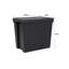 Wham Bam Heavy Duty Recycled 92L Plastic Storage Boxes Pack of 2 Black