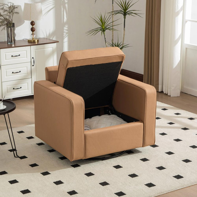 Chaise d'appoint moderne rembourrée, Amber