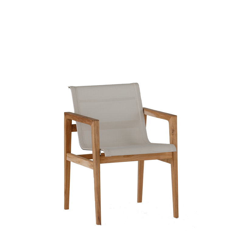 Coast Patio Dining Armchair, Canvas Sling