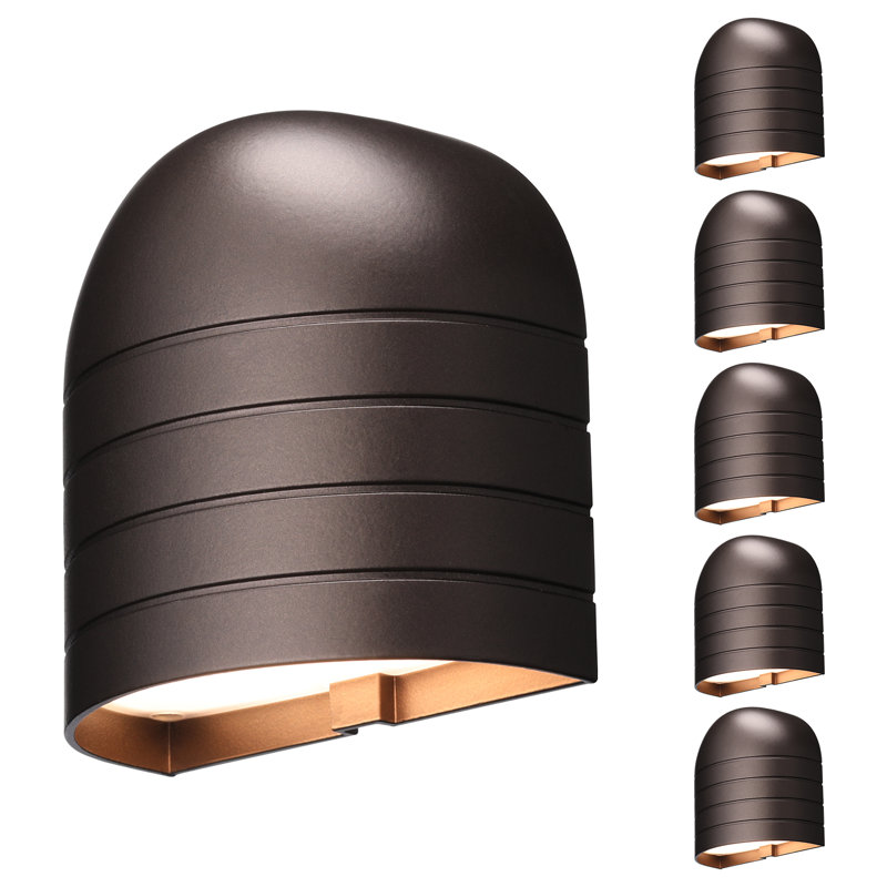 Lumières de terrasse à basse tension 5W à DEL RGBCW, lumière de clôture de rampe à marches paysagères, éclairage vers le bas 3CCT