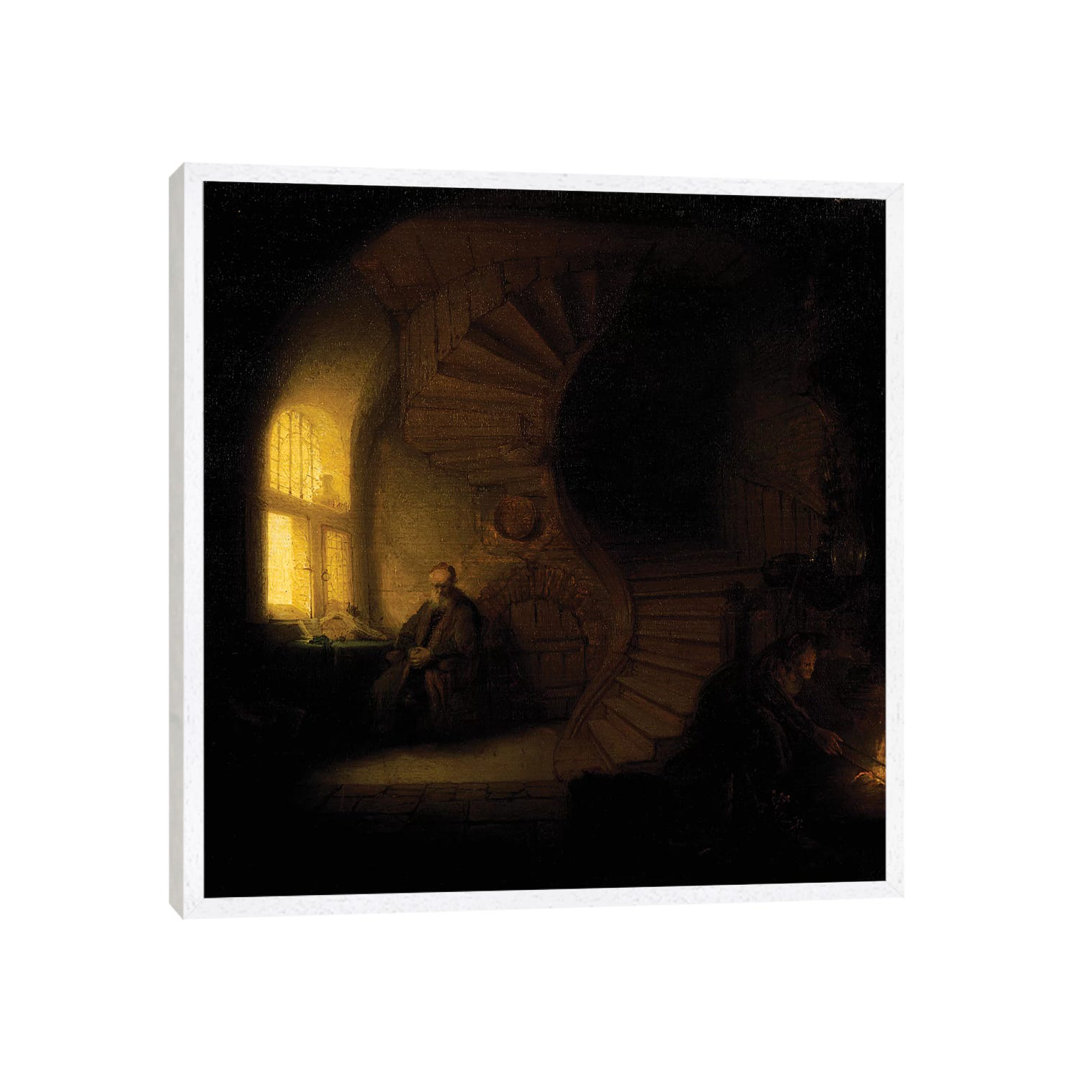 A Philosopher In Meditation by Rembrandt Van Rijn - Painting on Canvas
