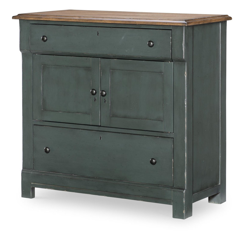 Country Living Vintage Market Washstand Accent Chest (2 Drawers, 2 Doors)