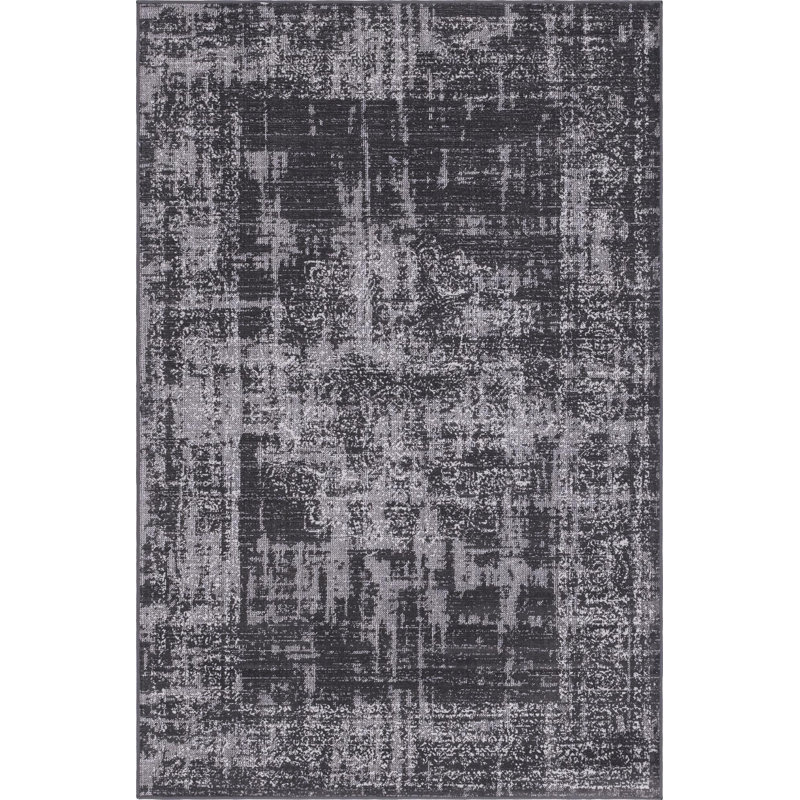 Clevinger Floral Indoor Rug, Rectangle 5'3" x 8'