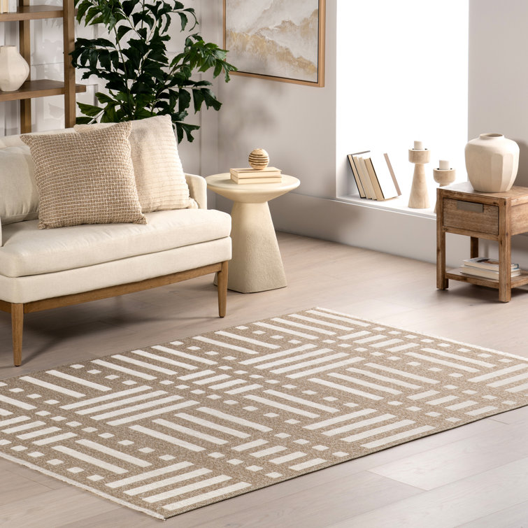 Tapis réversible à rayures Mina