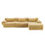 Combinaison modulaire, forme de joint en bambou, fauteuil, très grande compression et assise profonde en chenille 3 + 1 places (avec 3 coussins)-358227385