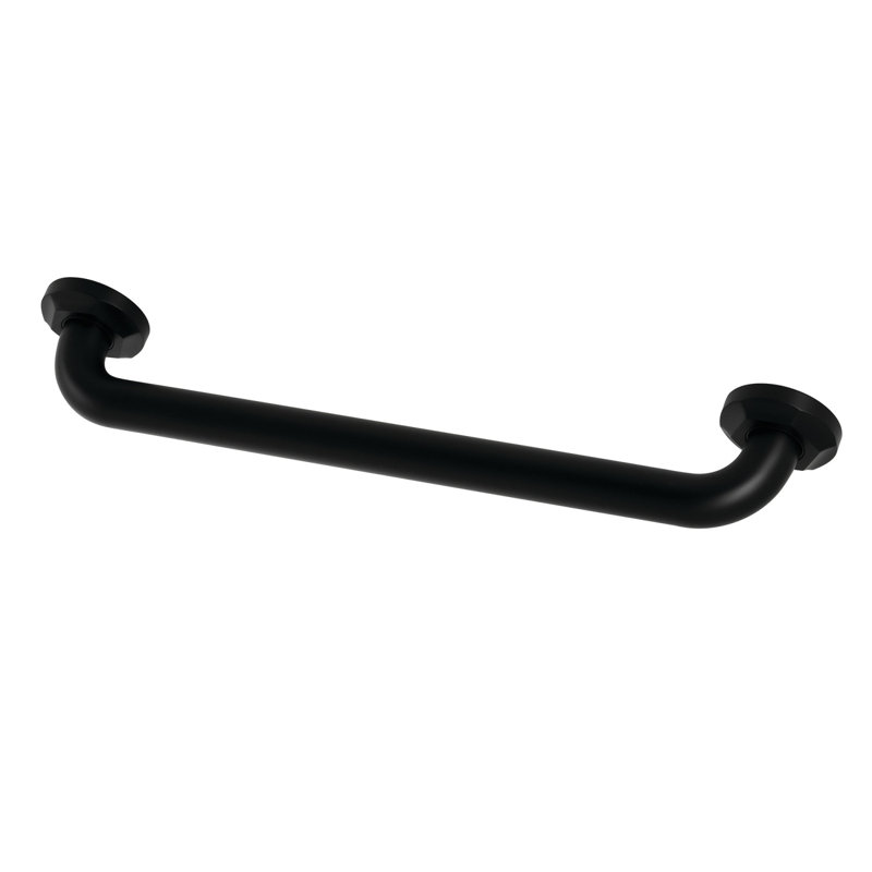 Kingston Brass Metropolitan O.D Grab Bar, 2.81" H x 20.81" W x 2.75" D, Matte Black