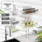 Adhesive Stainless Steel Shower Caddy-103397374