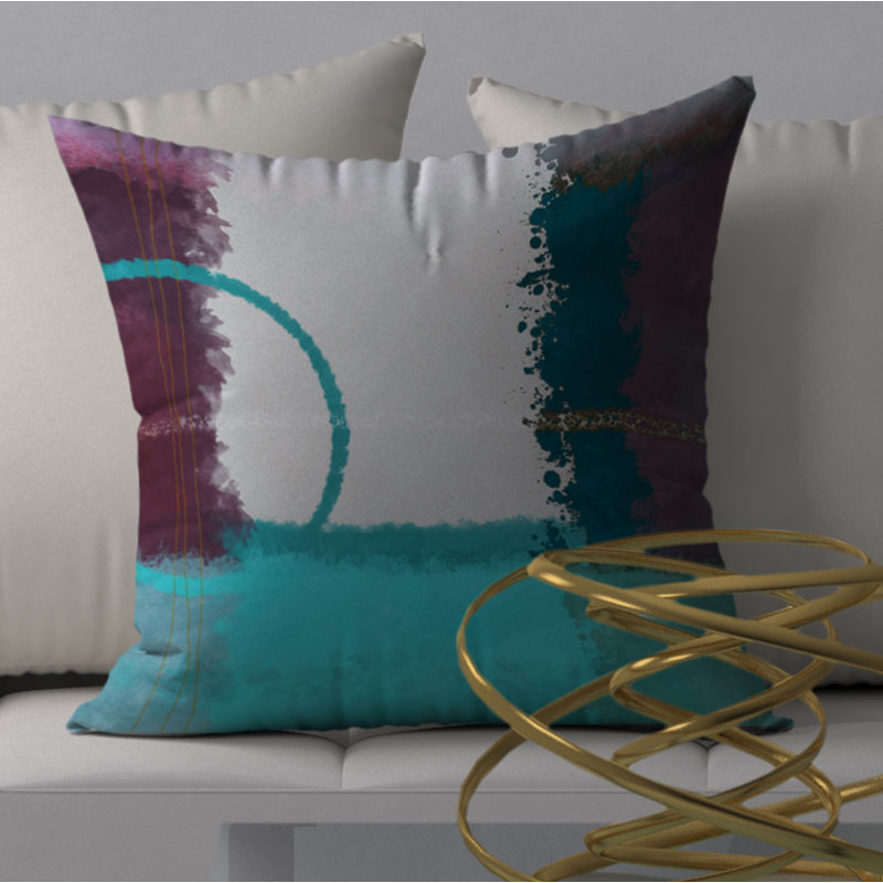  Housse et insert de coussin carré Beautiful Joy, 18" x 18"