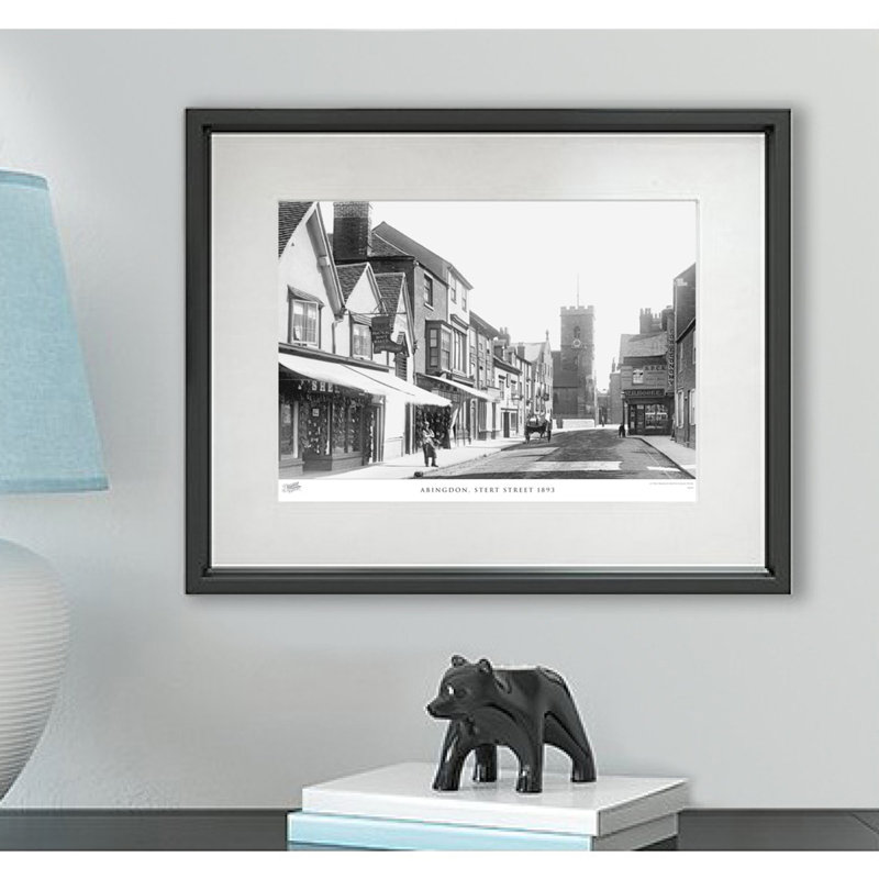 Abingdon, Stert Street 1893 by Francis Frith - Single Picture Frame Print, 28cm H x 36cm W x 2.3cm D