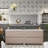 Maribell 83.5'' Double Bathroom Vanity with Acrylic Top-1524633074