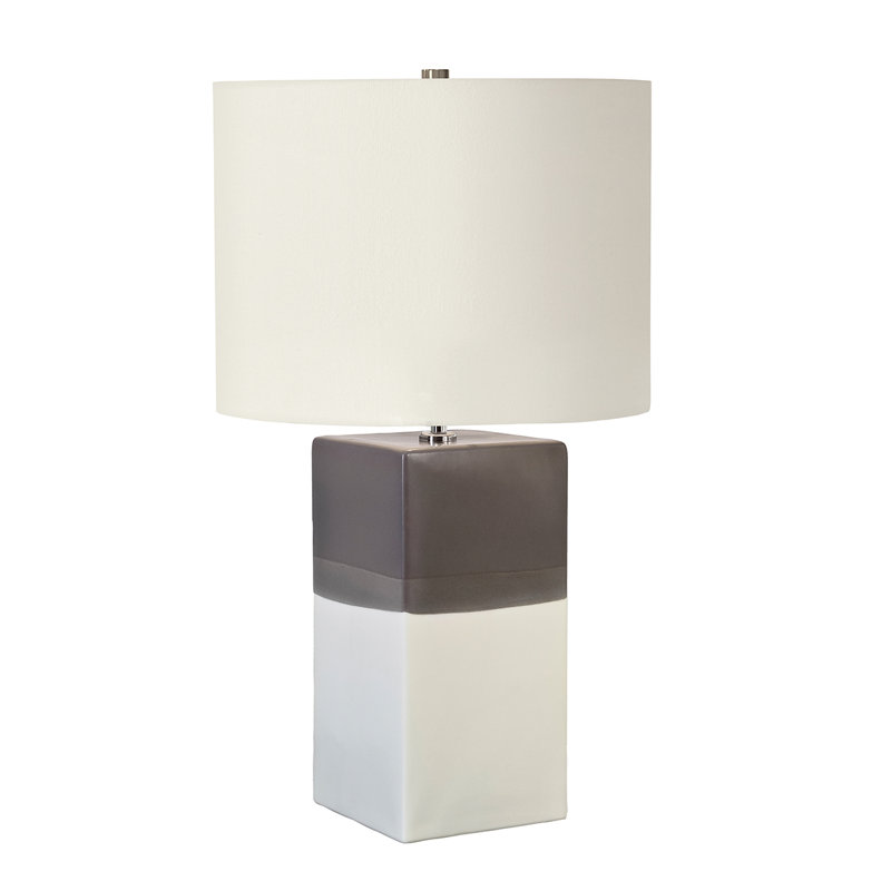 Athaliah Ceramic Table Lamp, Gray