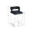 26’’ Upholstered Hollow Back Counter Stool With Metal Frame, Modern Round Arms Counter Height Bar Stool For Kitchen Island/Dining Room/Home Pub-621853125