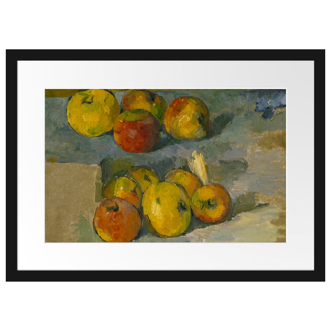 Gerahmter Kunstdruck Apples von Paul Cezanne