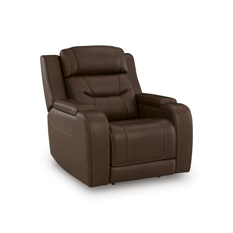 Guru Power Recliner With Audio Seating, Dark Brown