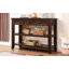 Console avec 2 tiroirs de rangement et 2 tablettes-407455691