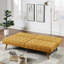 Canapé-lit capitonné en polyfibre 1 pièce-1347356862