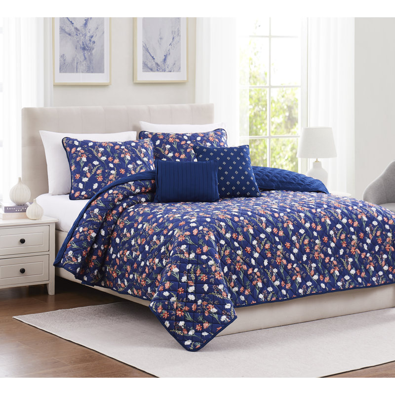 Coussins décoratifs Tropic, Courtepointe très grand et 3 pièces supplémenta